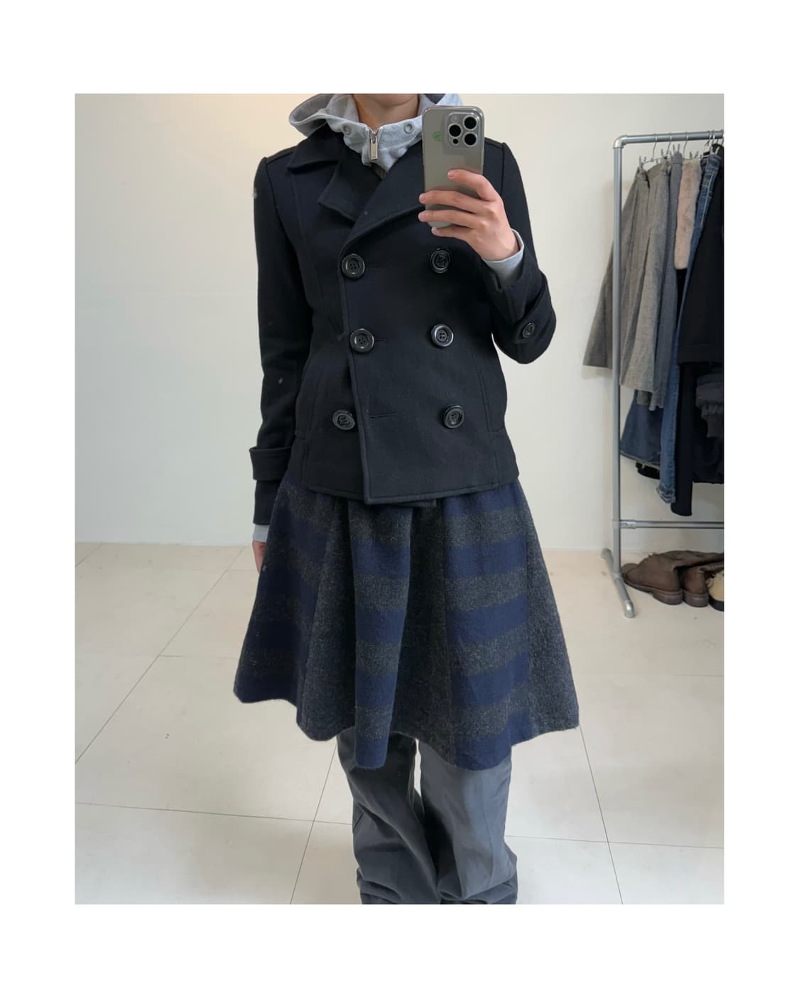 Azul by moussy 울 자켓 상품이미지1