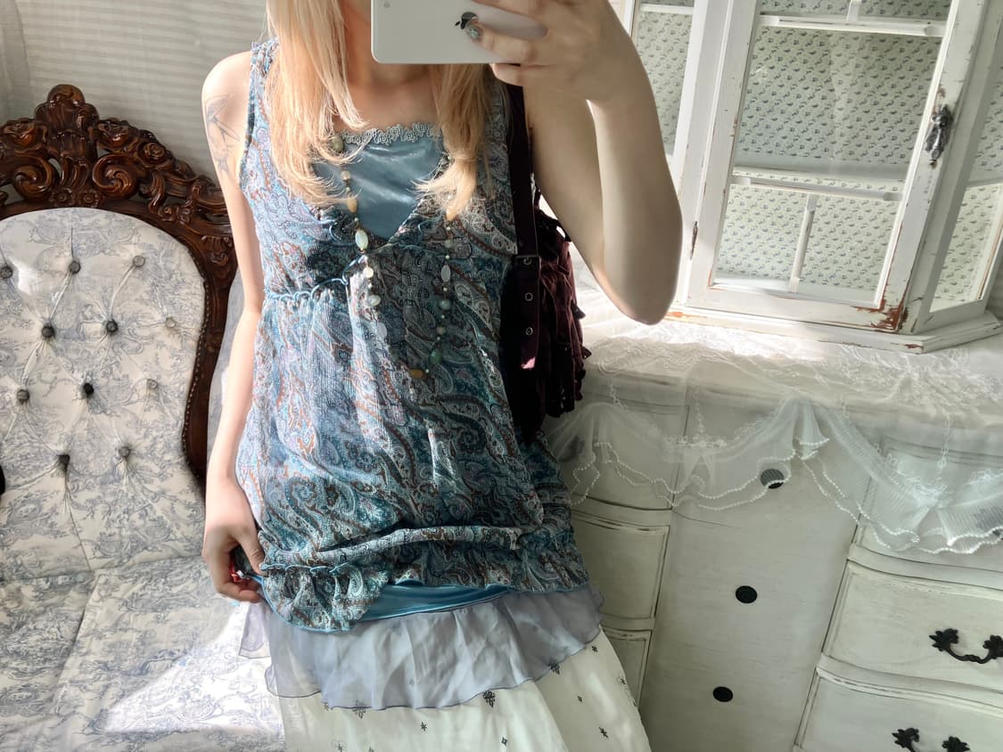 Set)페어리 오리엔탈 원피스 + 레이어드 원피스 상품이미지1