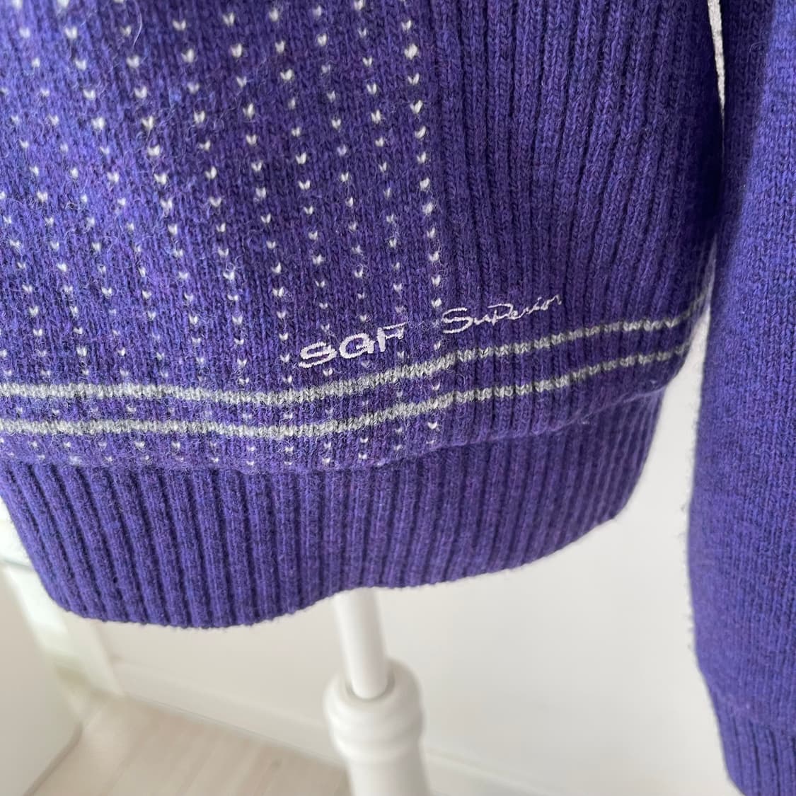 SGF 슈페리어 토끼털 여성 방풍 울니트 100 상품이미지4