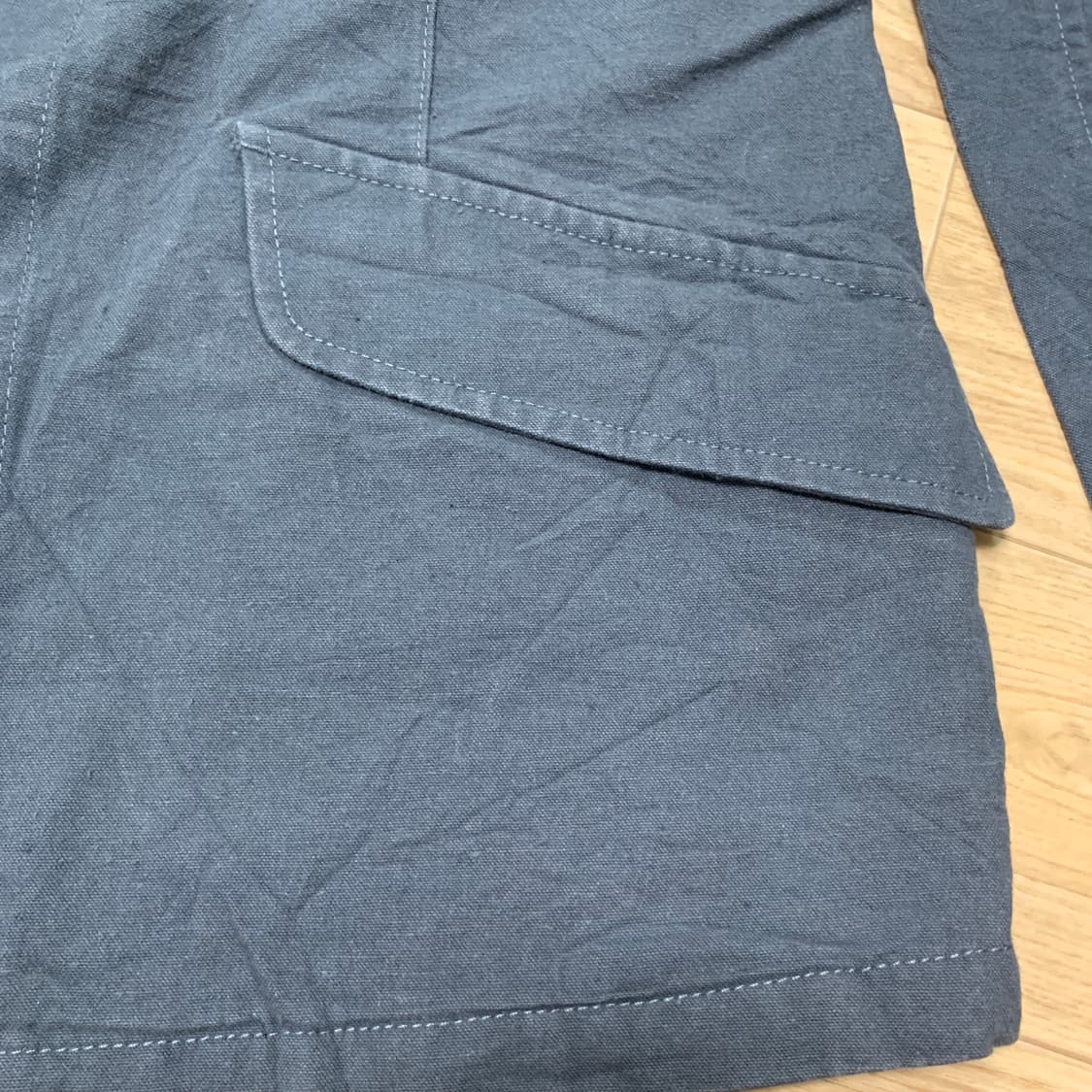 L) MUJI 무인양품 06s 비매품 샘플 덕캔버스 워크 초어자켓 상품이미지6