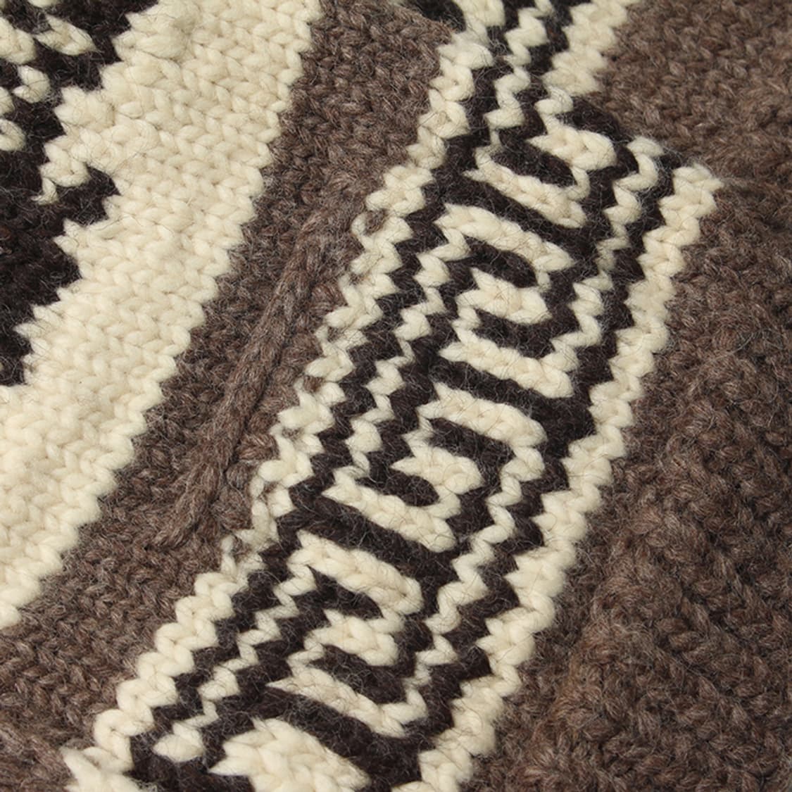  KANATA "Brown Knit Zip-up" 상품이미지4