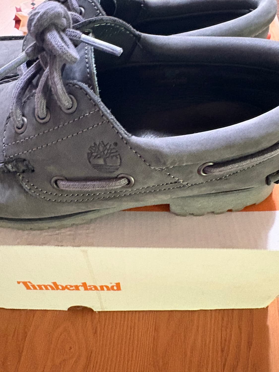 팀버랜드 보트슈즈 3아이 다크그레이 누벅 상품이미지5