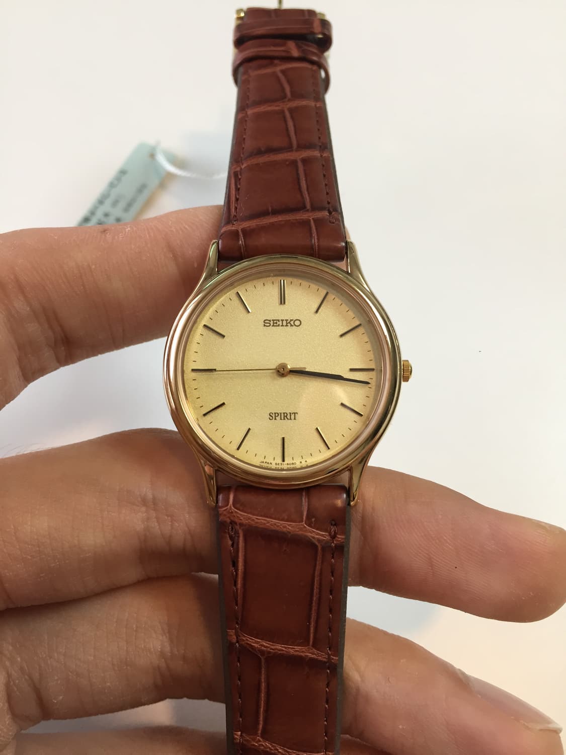 새상품 90s seiko spirit quartz gold 상품이미지4