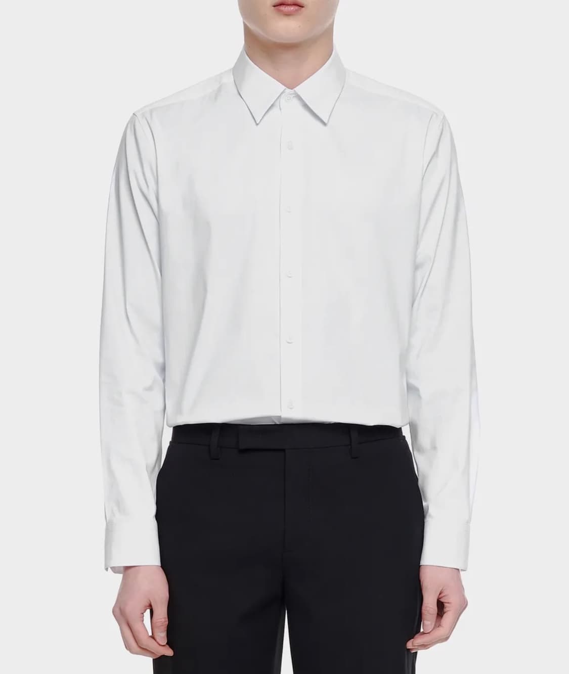 (XL) 무탠다드 베이식 드레스 셔츠 [화이트] 상품이미지1