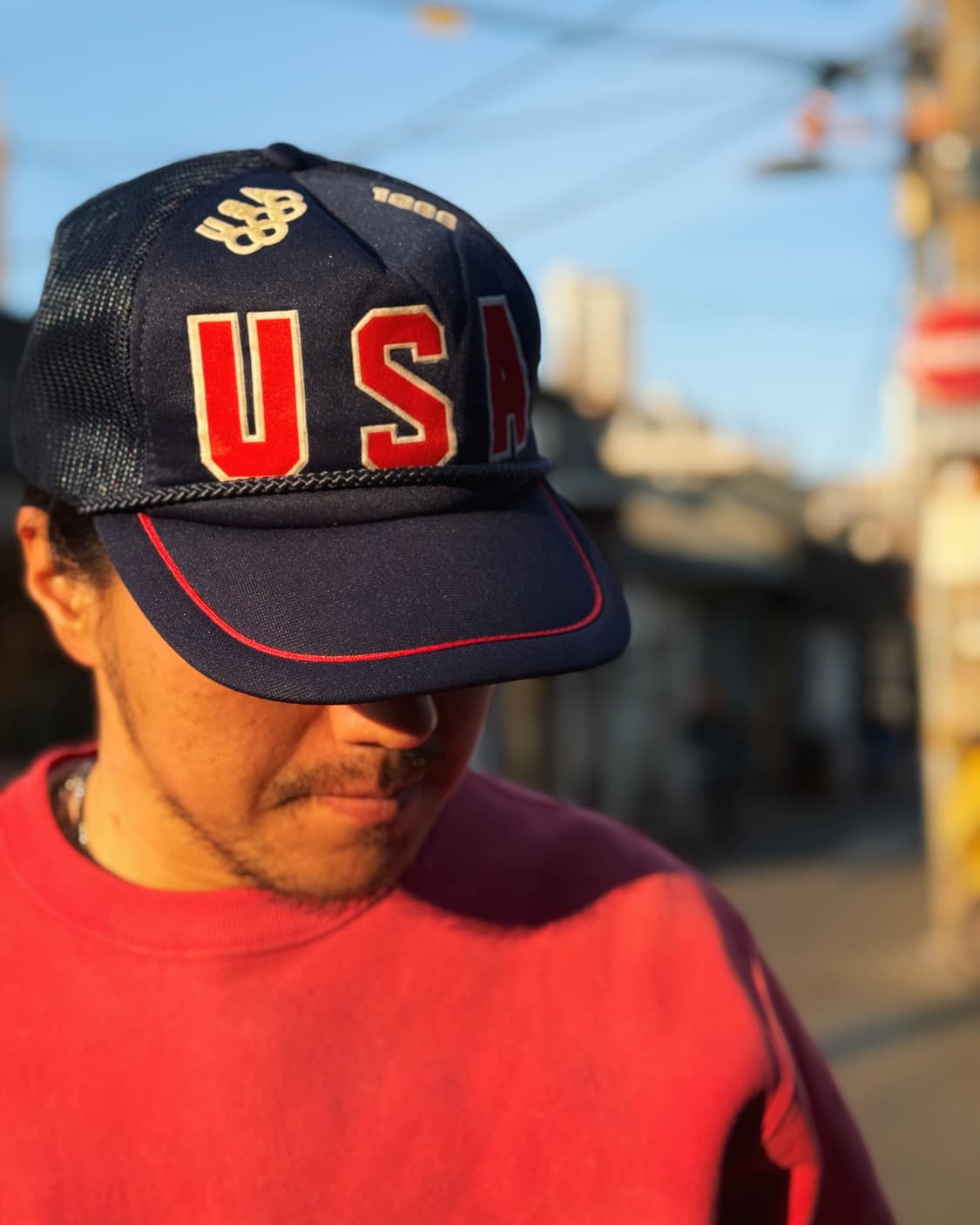 80‘s Clutch 88 서울올림픽 팀 USA 트러커캡 OS 상품이미지7