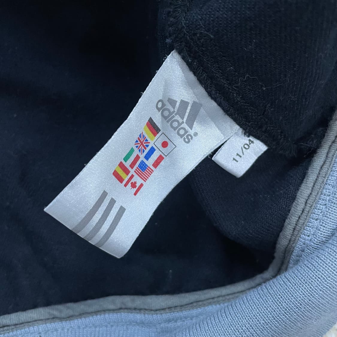 아디다스 00s 베켄바우어 코튼 트랙 자켓 블랙 그레이 상품이미지4