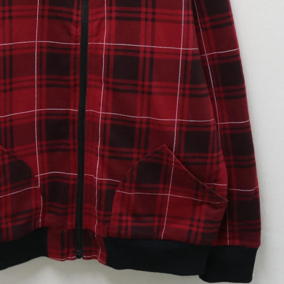 BAD BOY 체크 하이넥 집업 62400 상품이미지4