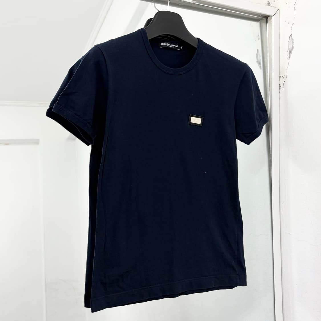 돌체앤가바나 로고 태그 반팔 티셔츠 상품이미지1