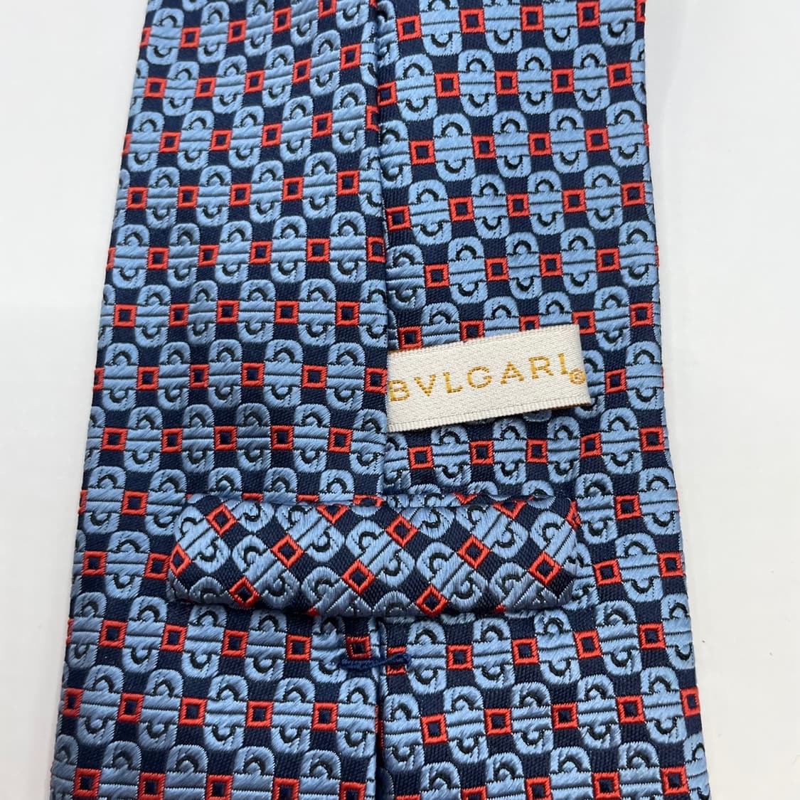 197) (BVLGARI) 불가리 패턴 넥타이 상품이미지5