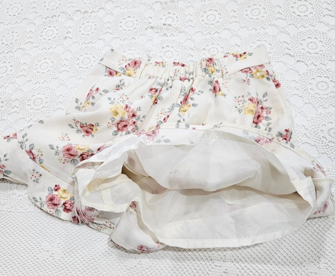 플라워 패턴 반바지 프릴 숏팬츠 상품이미지6