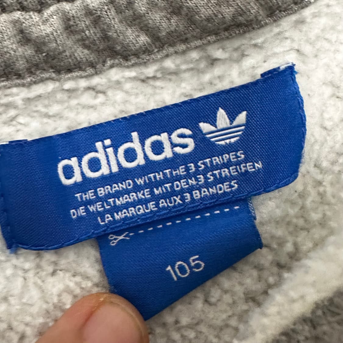 아디다스 맨투맨 그레이 105(XL) 상품이미지5