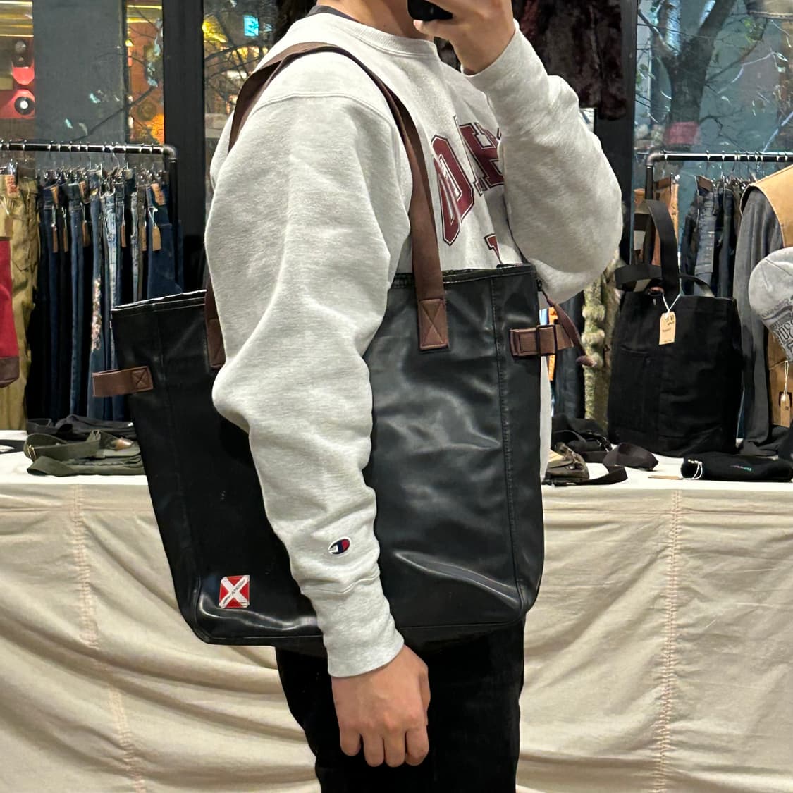 러기지라벨 요시다포터 빅 토트백 숄더백 가방 상품이미지10