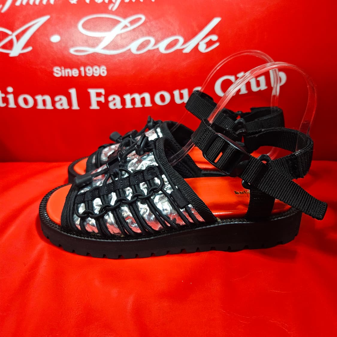  (새상품)Kolor in Japan 실버 스트렙 비블람 샌들 상품이미지5