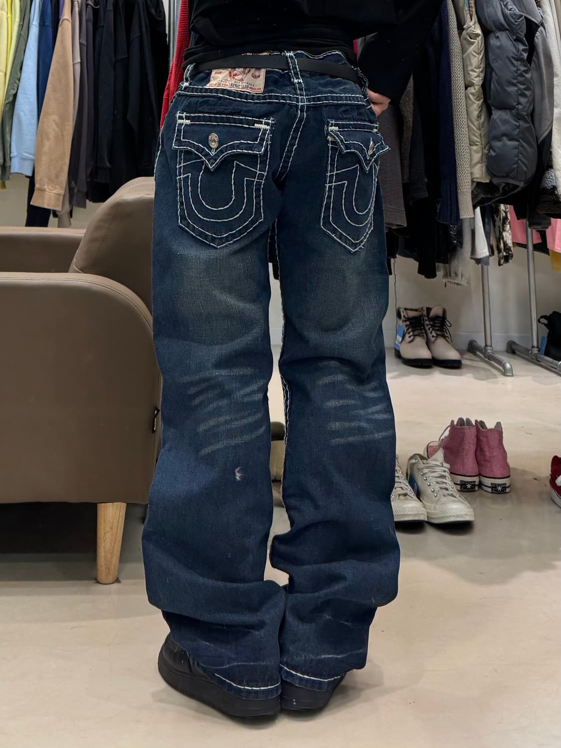 트루릴리전 빌리 super t 스티치 팬츠  상품이미지8