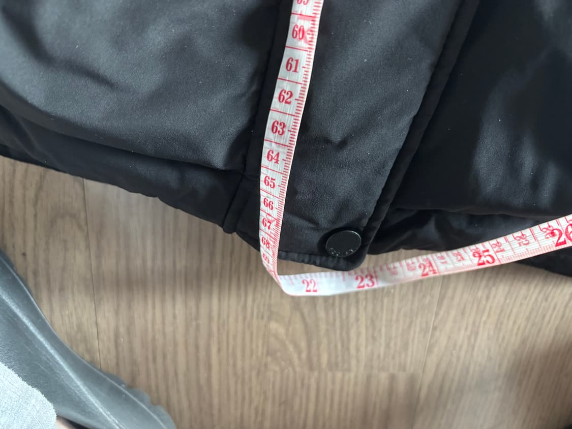 새상품급 에고이스트 빅사가퍼  날개 스트링 야상형 구스다운패딩 55(66 상품이미지10