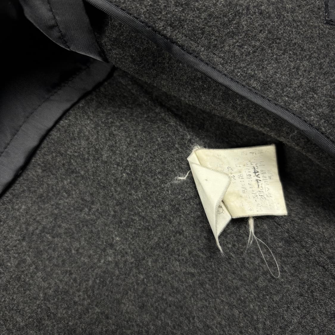 입생로랑 아카이브 자수로고 퍼&내피 탈부착 하프코트 상품이미지7