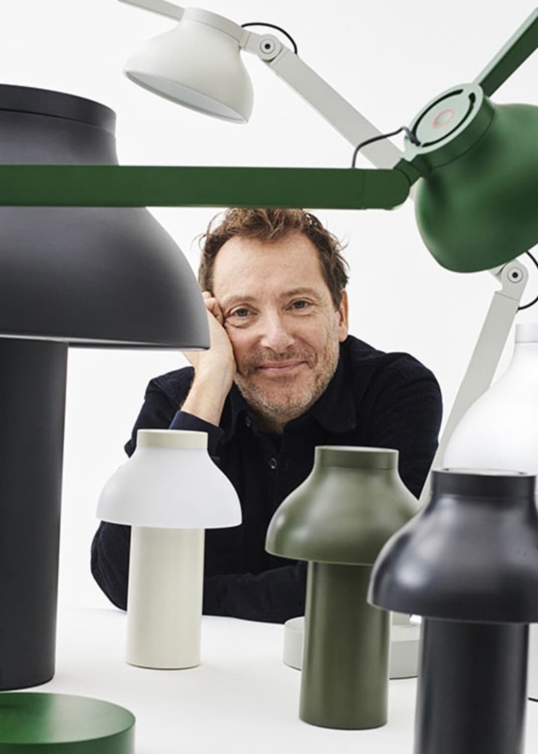 [미드센추리] HAY 포터블 무선 테이블 조명 램프 블랙 상품이미지5