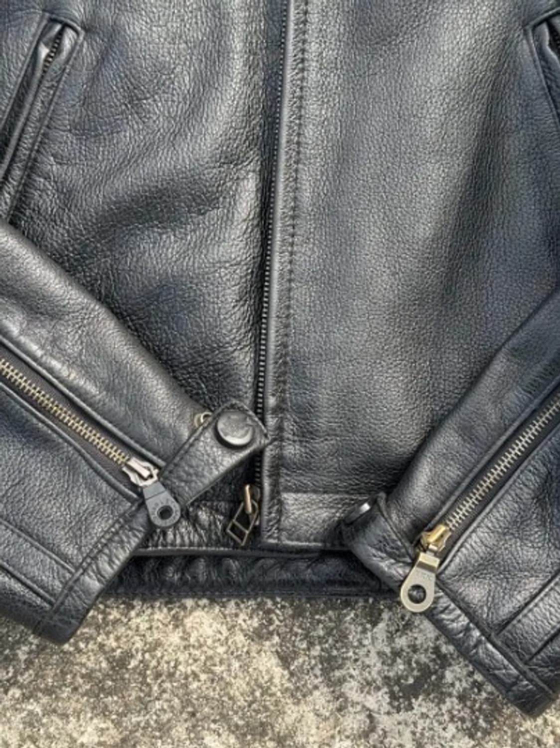 할리데이비슨 100주년 레이싱 레더 바이커 가죽 자켓 샘플 L 상품이미지6