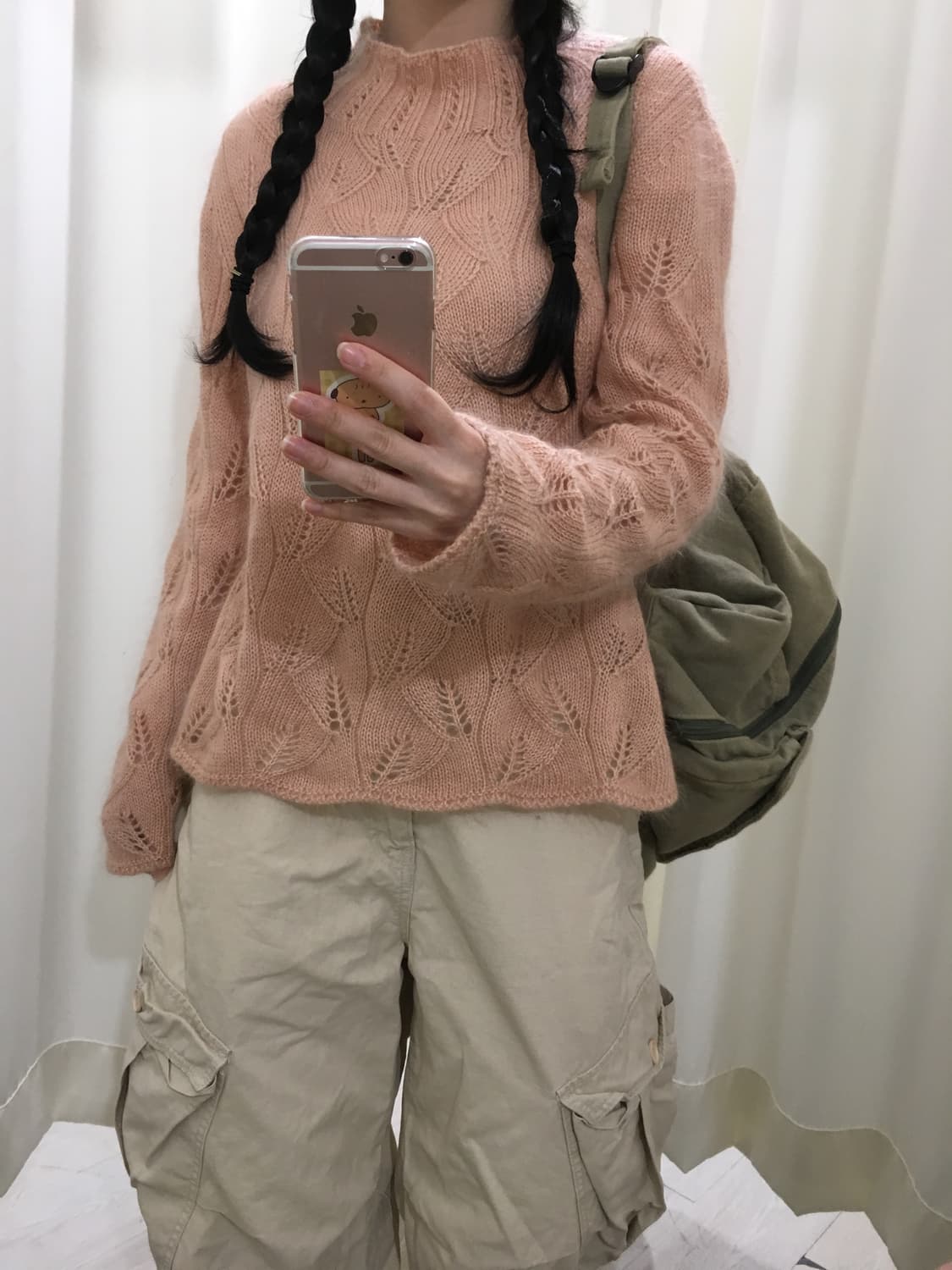Peach Veil Sweater 상품이미지2