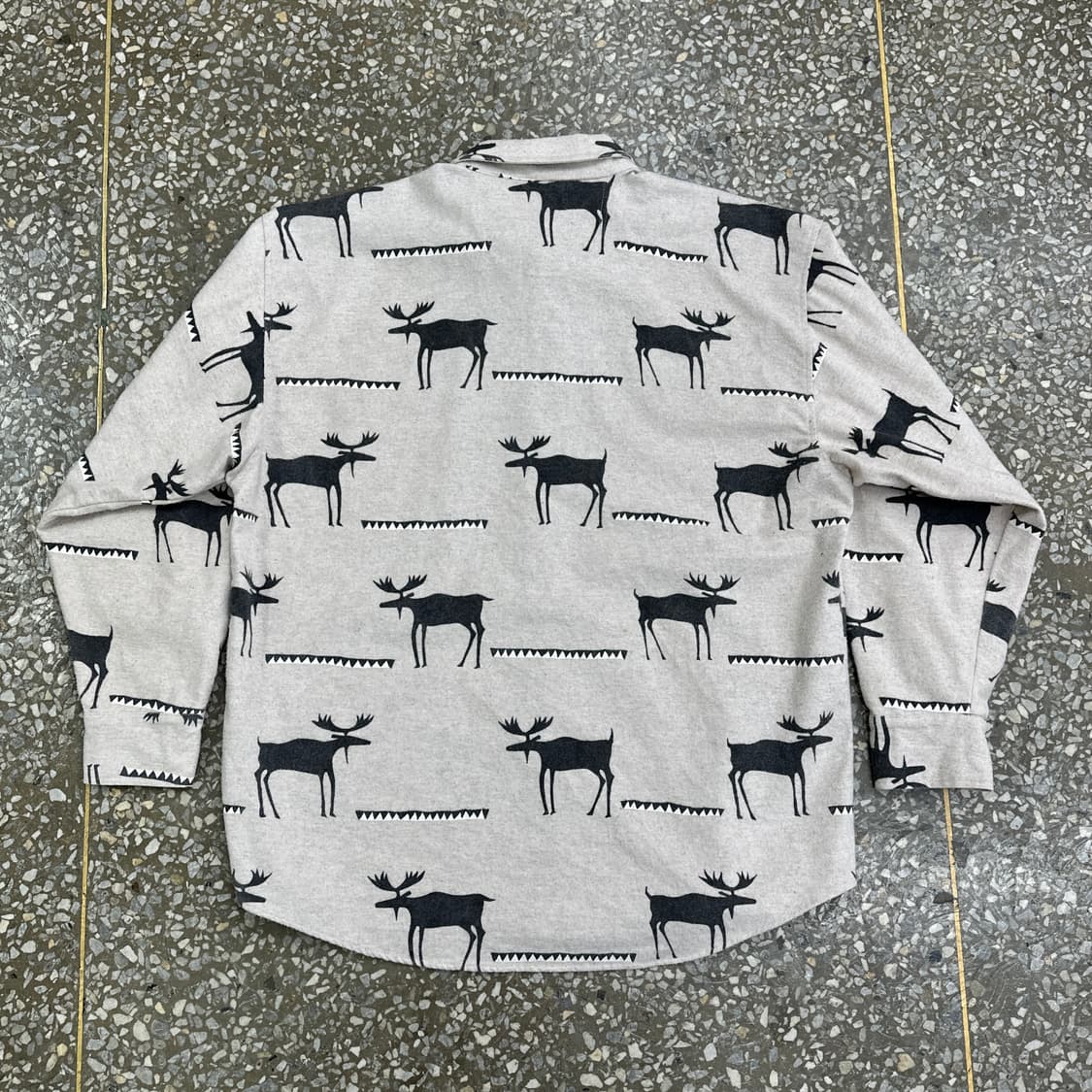 90s USA True grit 무스 샤모아 셔츠 XL 상품이미지2