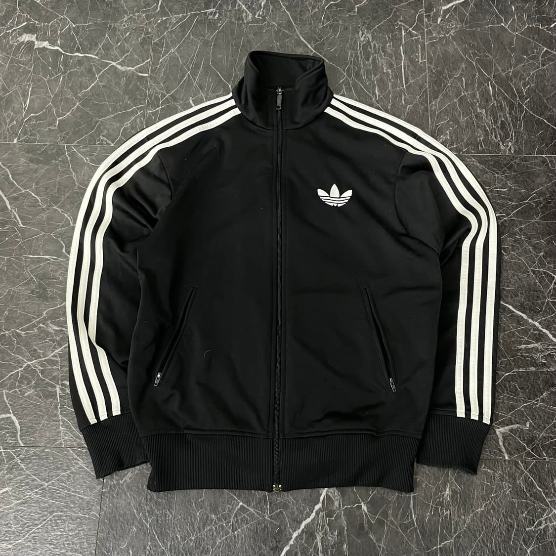 아디다스 블랙 삼선 파이어버드 트랙탑 져지자켓 상품이미지2