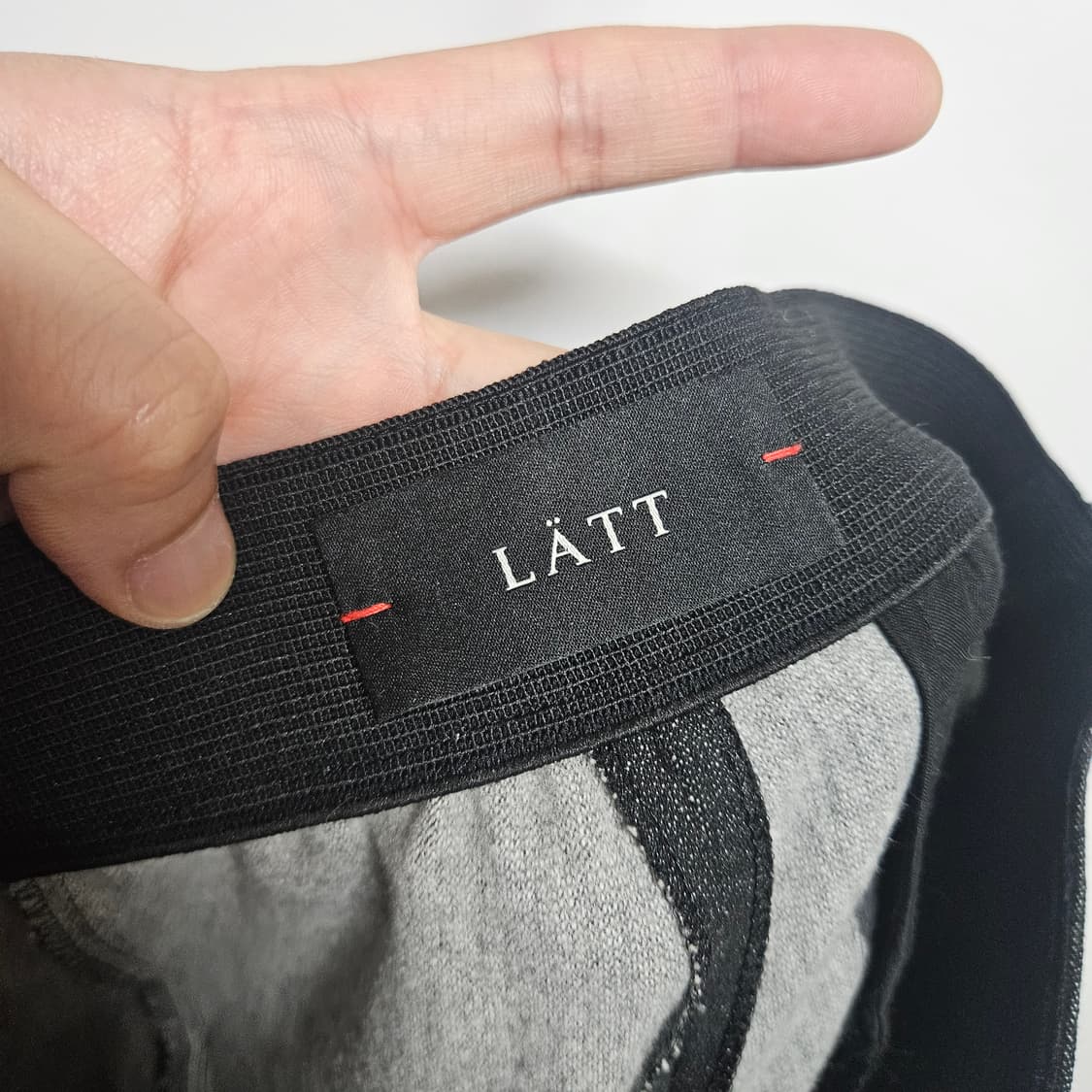 Latt 래트 한섬 패치워크 와이드 밴딩 슬랙스 25 상품이미지5