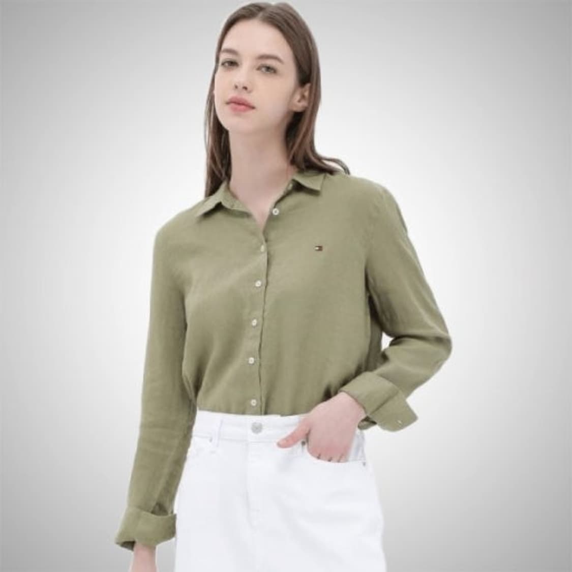 타미힐피거 pure 린넨셔츠 상품이미지10