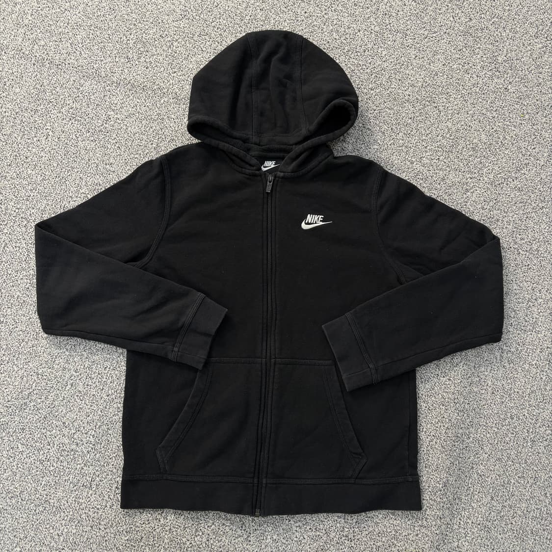 80 나이키 키즈 기모 후드 집업 저지 0304J 상품이미지1
