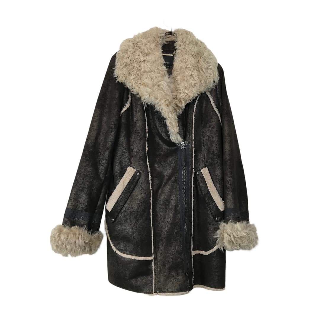 양털 롱 무스탕코트 상품이미지1