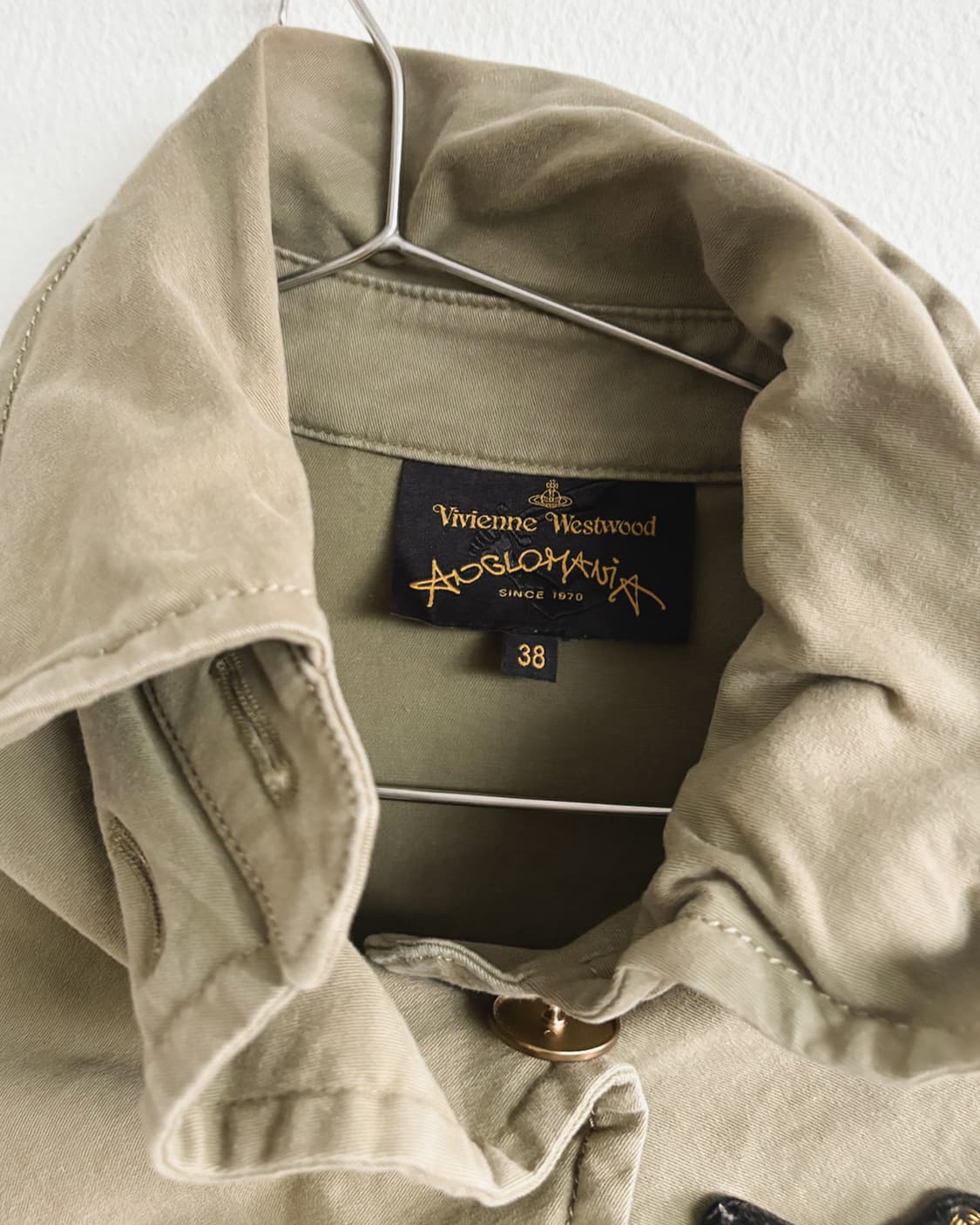 비비안웨스트우드 언밸런스 버튼 밀리터리 코트 상품이미지6