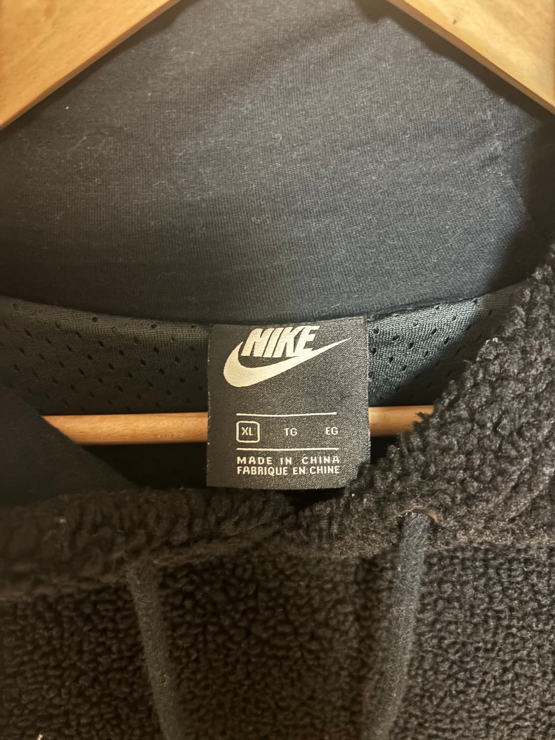 [서울 직거래] 나이키 스우시 후리스 후드티 XL 상품이미지4