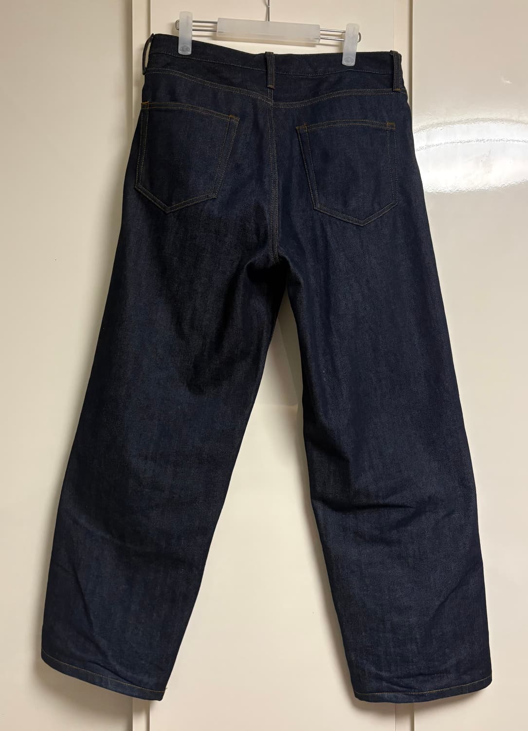 코스 라이더 셀비지 와이드 레그 진 상품이미지2