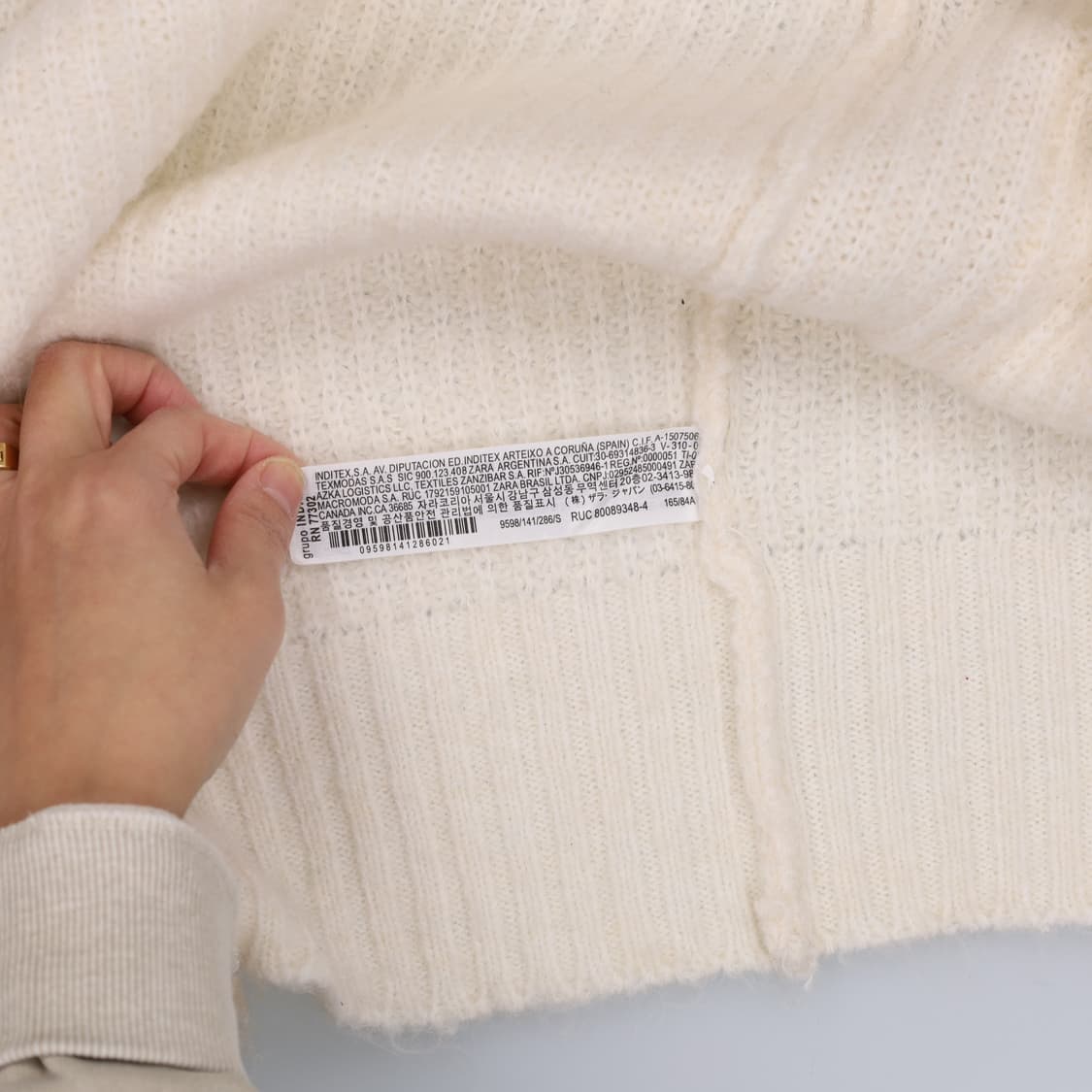 [EUR S] 자라 여성 오픈 가디건 0107H1 상품이미지4