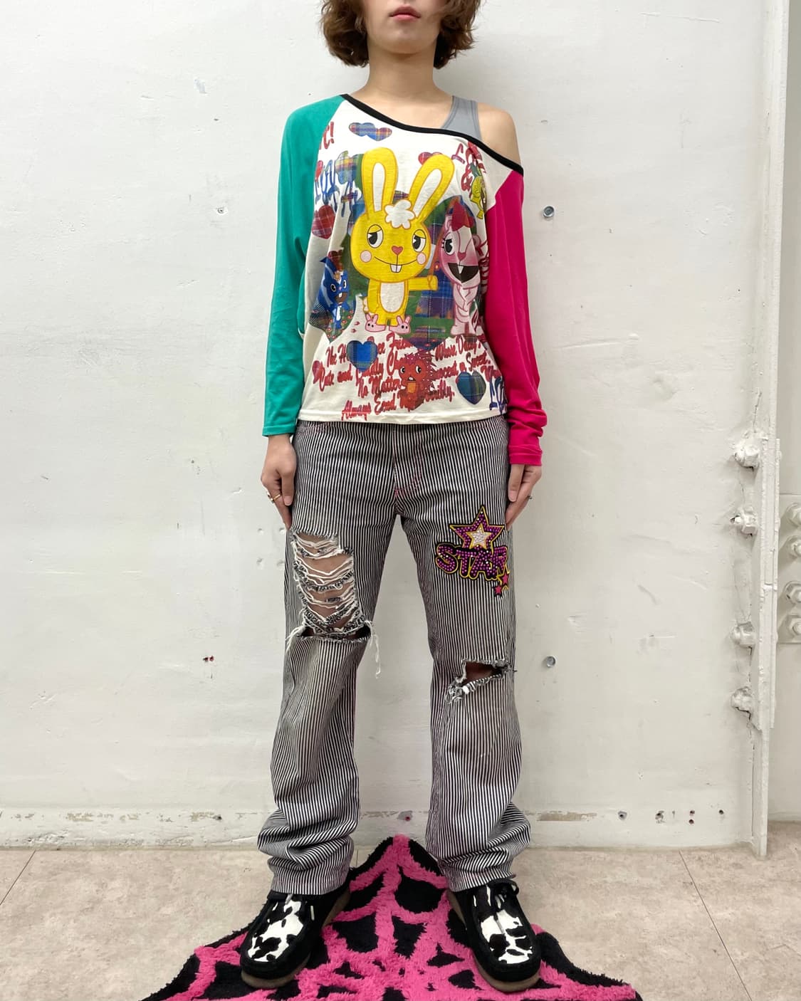 Rabbit cutie multi long sleeve 상품이미지4