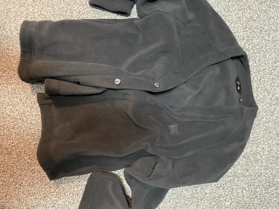 유니클로 니들스 플리스 가디건 다크 그레이 M 상품이미지2