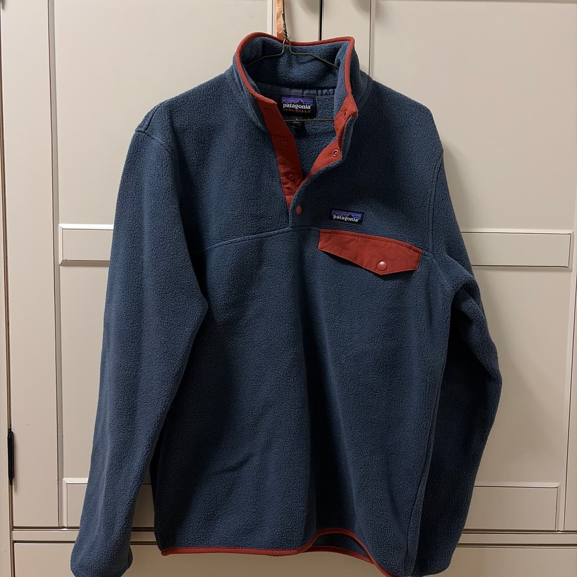 (S) 파타고니아 라이트웨이트 신칠라 스몰더 블루 버니쉬드 레드 상품이미지1