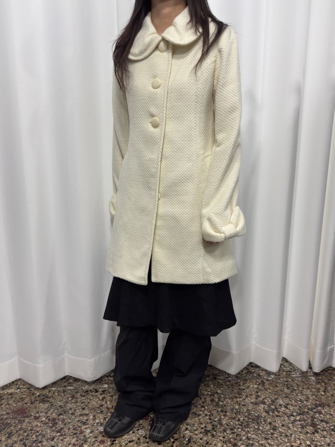 glitter ribbon lovely coat 상품이미지3