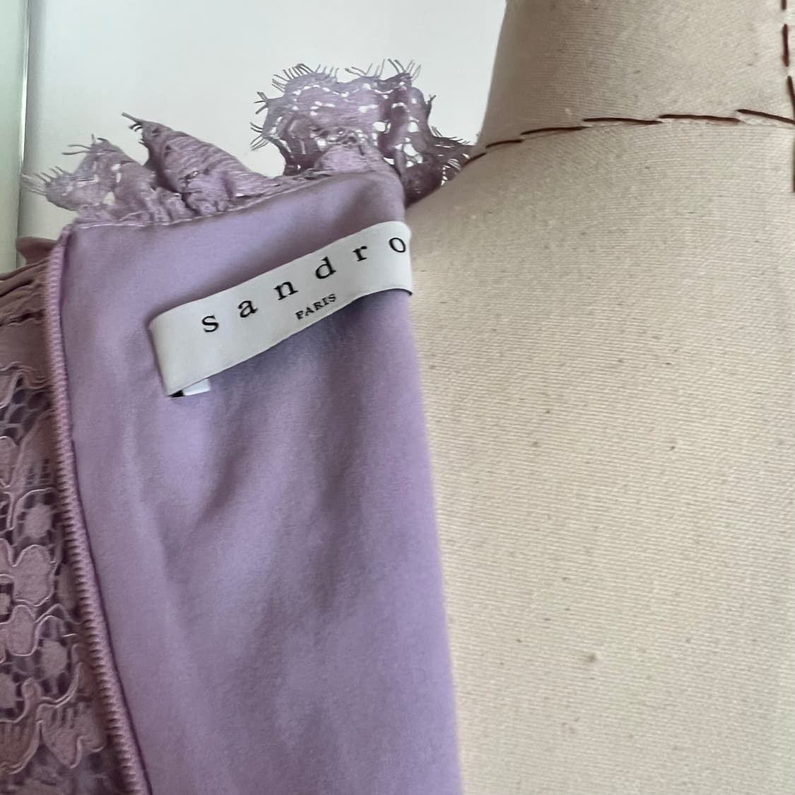 산드로 golda 레이스 미니 원피스 상품이미지6