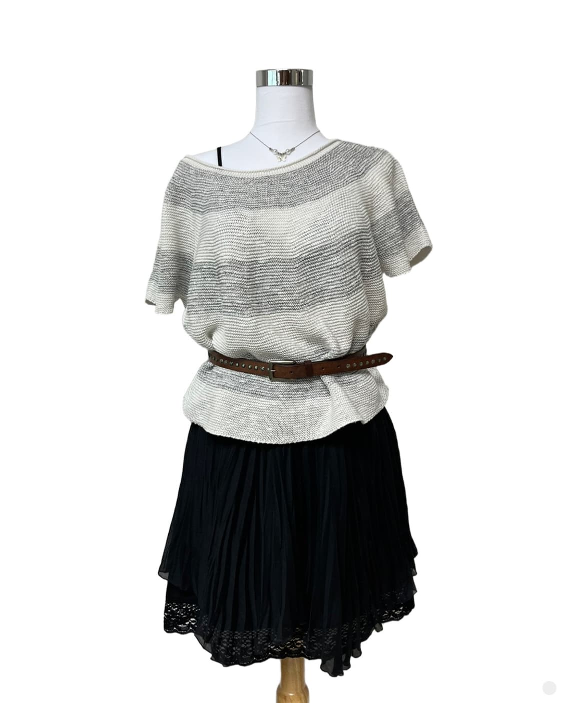 Black lace cancan skirt 상품이미지5