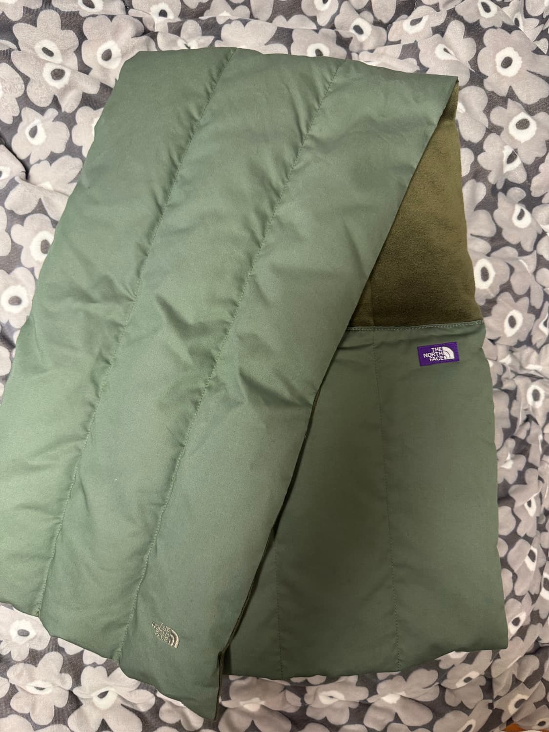 노스페이스 퍼플라벨 머플러 판매합니다.  상품이미지4