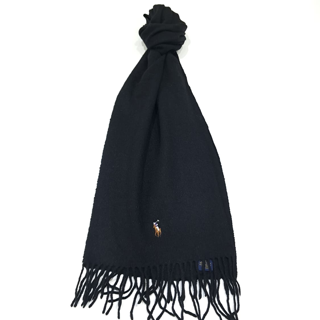 MX522 폴로 90s 이태리판 울 멀티포니 다크네이비 머플러 목도리 상품이미지1
