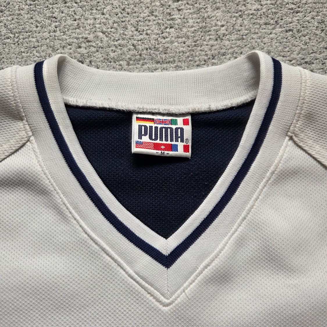 Puma 빈티지 블록코어 유니폼 반팔 티셔츠 L(100) 상품이미지4
