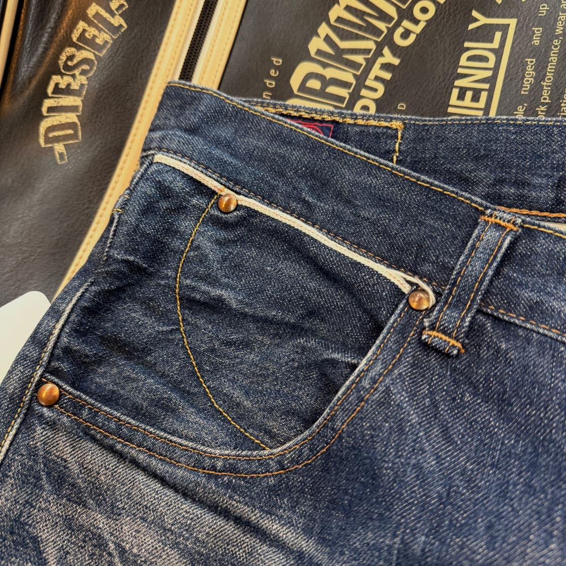 빔즈 플러스 셀비지 데님 32 33 일본 원단 일본 생산 상품이미지4