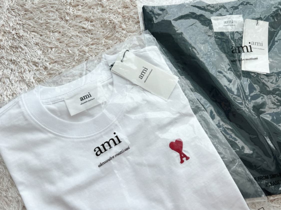 아미 반팔티 ( 새상품/남녀공용/QR인증 ) 상품이미지2