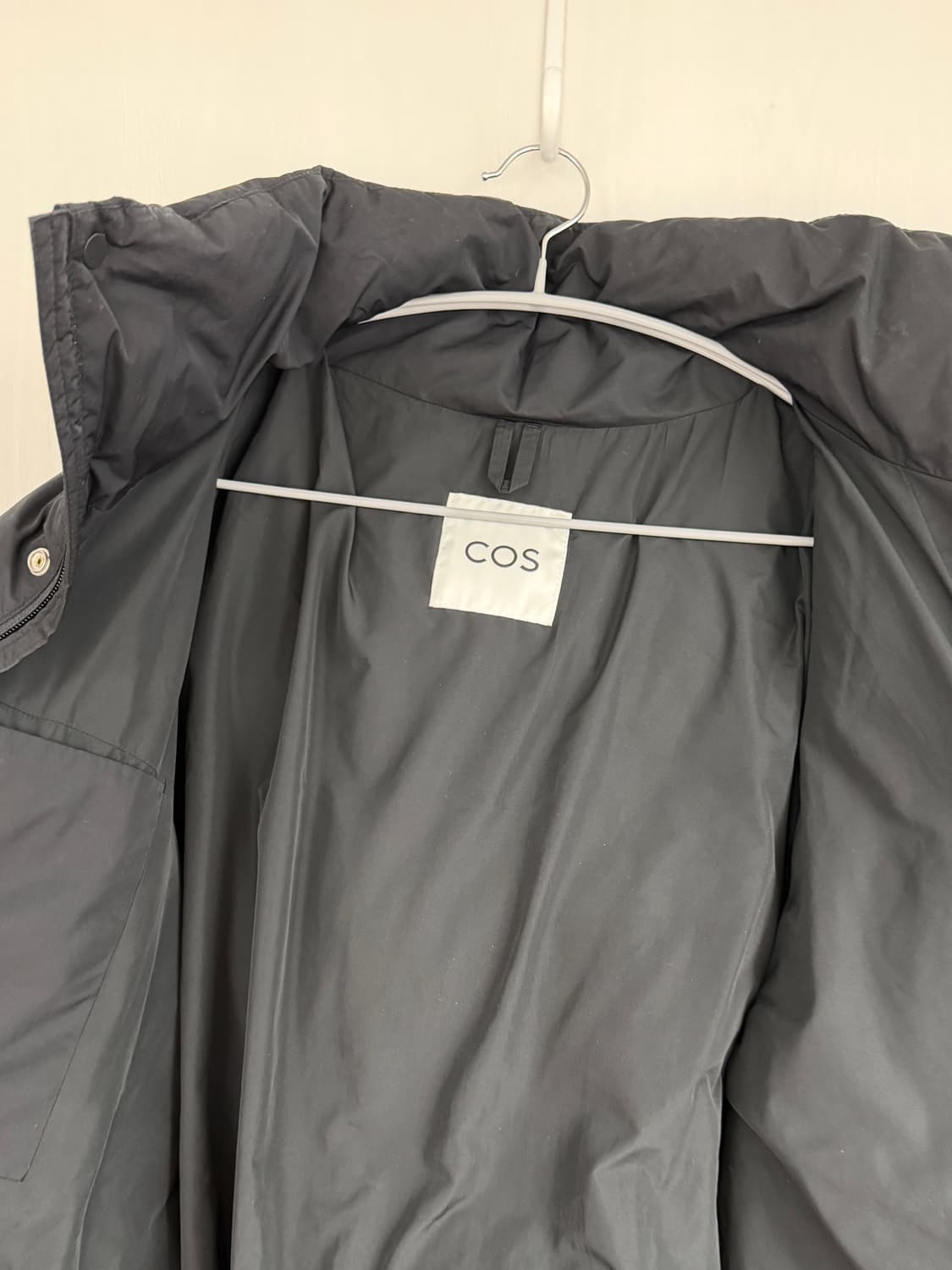 COS 코스 남성 푸퍼 숏패딩 블랙 M 상품이미지5