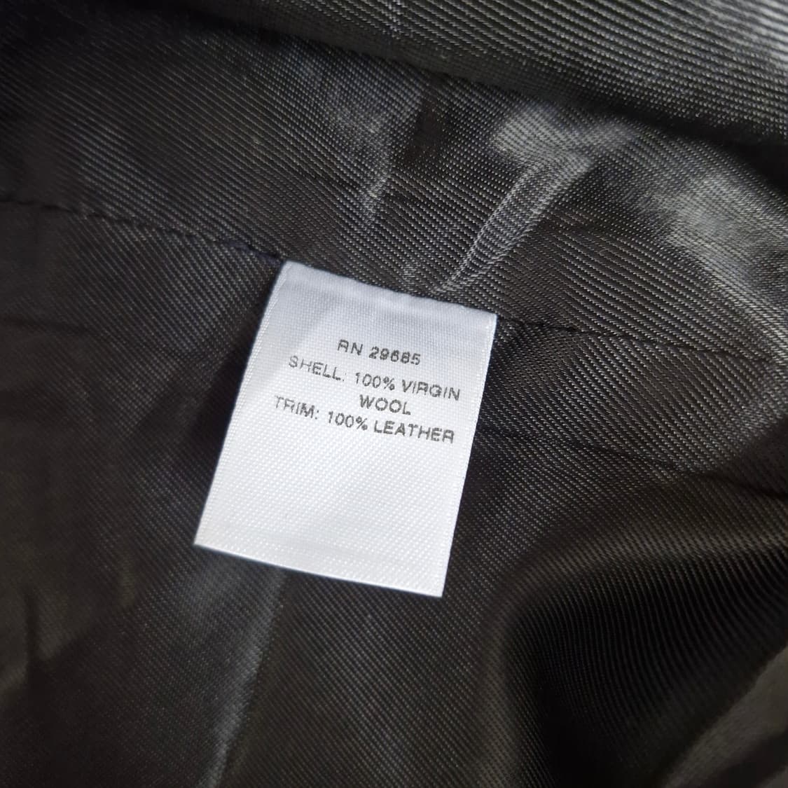 펜들턴 Pendleton 패턴 버진 울 코트 가죽 트림 상품이미지7