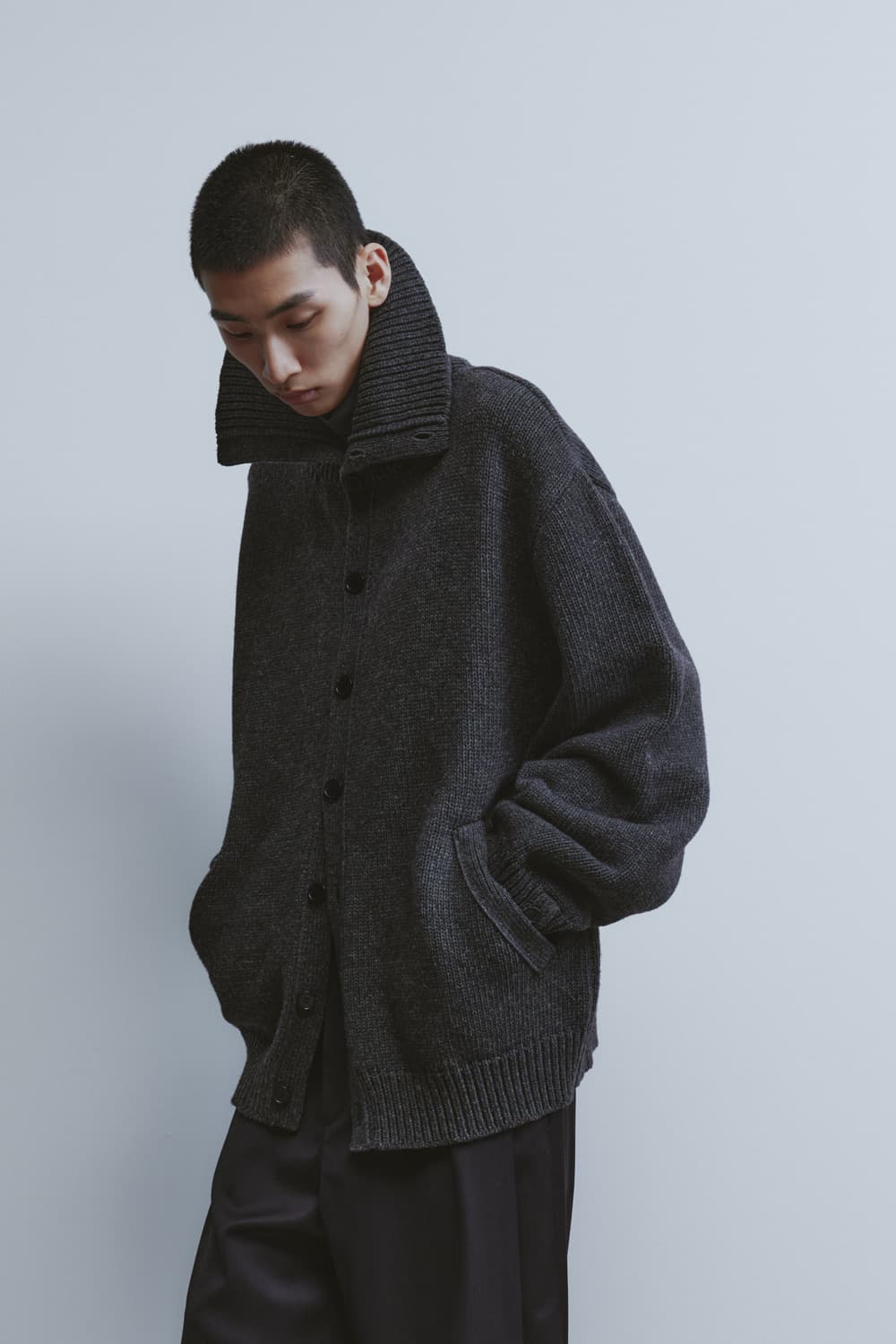 유스  헤비웨이트 가디건 Heavy-weight Knit Cardigan 상품이미지1