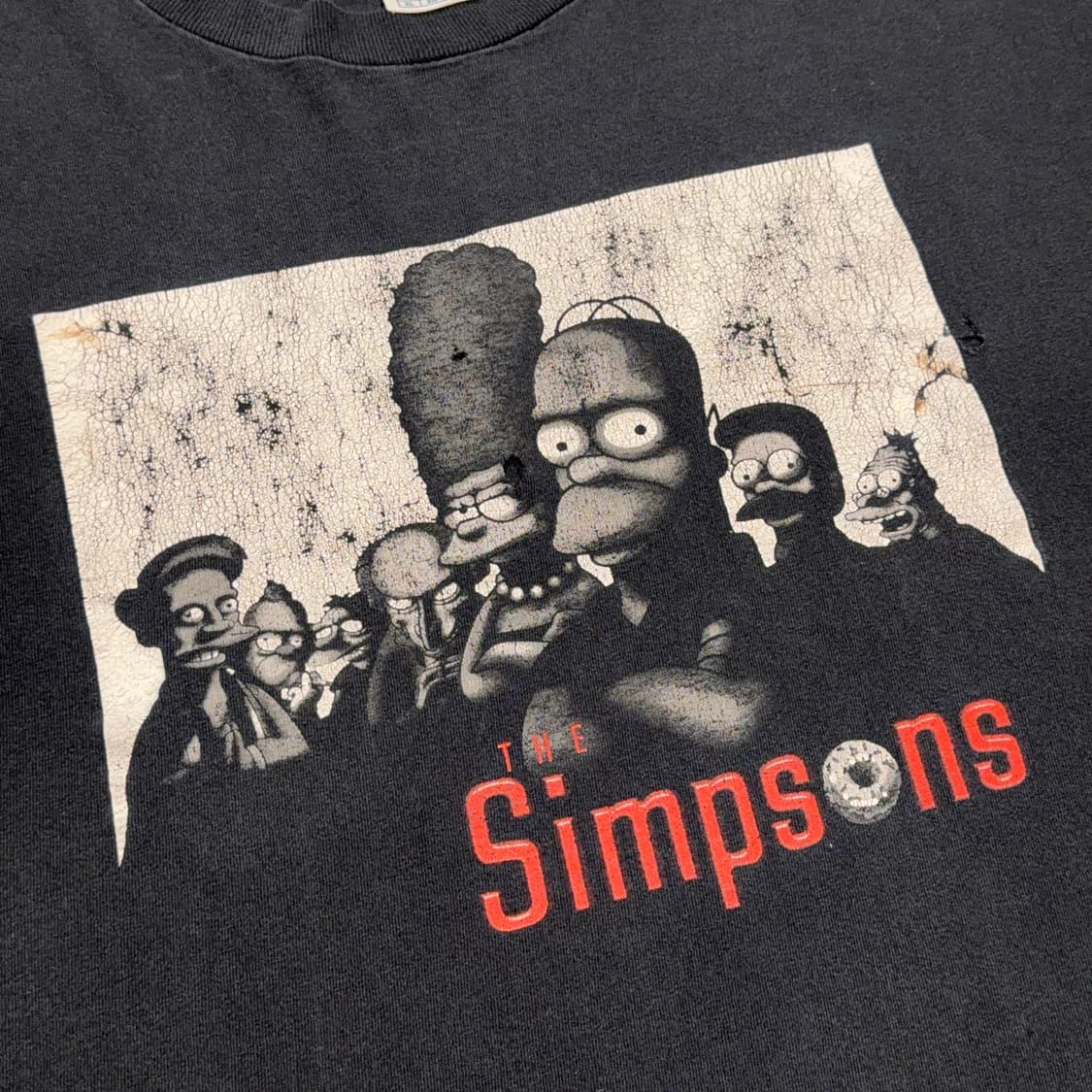 빈티지 00s 심슨 소프라노 패러디 티셔츠 상품이미지3
