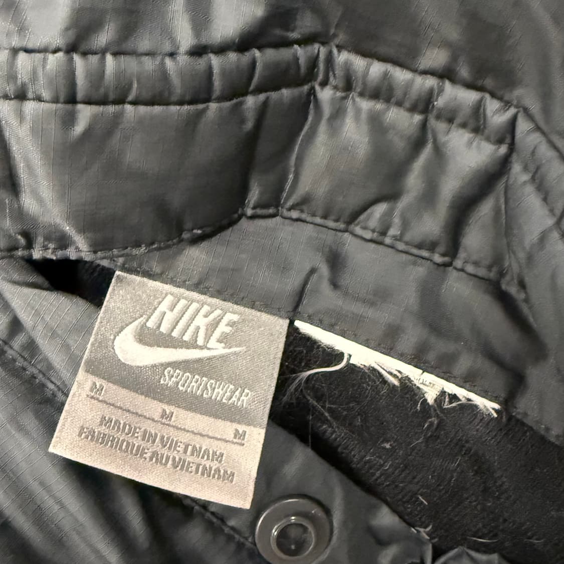 [정품/M] 나이키 블랙 양면 패딩 조끼 b19 상품이미지7