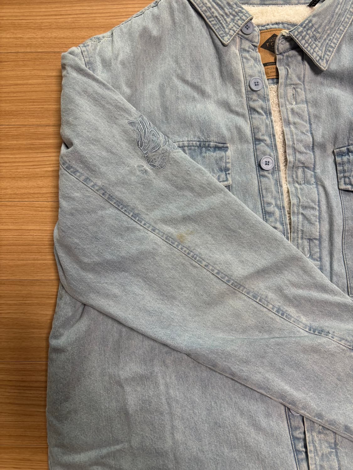 뉴질랜드 TCSS 기모 데님 셔츠 상품이미지7